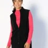 Veste Polaire Zippée Sans Manches -Femmes Vêtements Magasin 626018 C26 zoomx