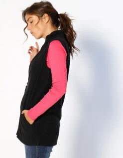 Veste Polaire Zippée Sans Manches -Femmes Vêtements Magasin 626018 C26 zoomx vue3