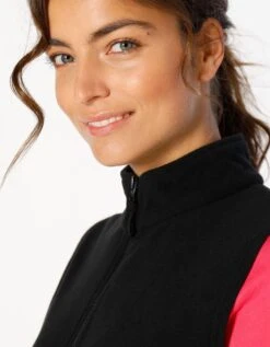 Veste Polaire Zippée Sans Manches -Femmes Vêtements Magasin 626018 C26 zoomx vue5