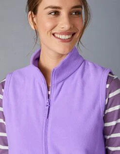 Veste Polaire Zippée Sans Manches -Femmes Vêtements Magasin 626018 C30 zoomx vue7