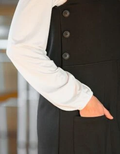 Robe Chasuble évasée Unie, Maille -Femmes Vêtements Magasin 628051 C01 zoomx vue3