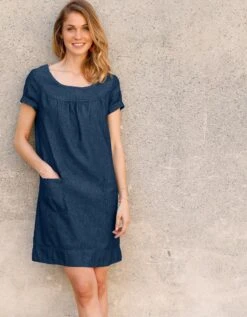 Robe Housse Denim Léger 13 Robe Housse Denim Léger -Femmes Vêtements Magasin 664003 C02 zoomx vue5