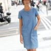 Robe Forme Housse Denim Léger -Femmes Vêtements Magasin 664062 C00 zoomx